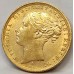 AUSTRALIA 1871 . ONE 1  SOVEREIGN . SYDNEY . GOLD . LARGE B.P.